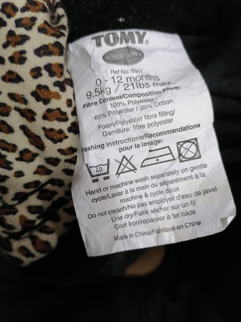 Tomy safari baby carrier instructions on sale