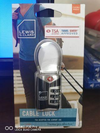 Lewis n Clark TSA luggage cable lock