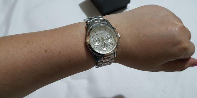 Original Michael Kors Runway Stainless steel chrono watch