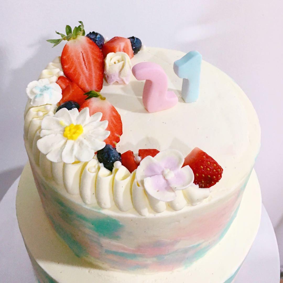 21st Birthday Cake Food Drinks Homemade Bakes on Carousell