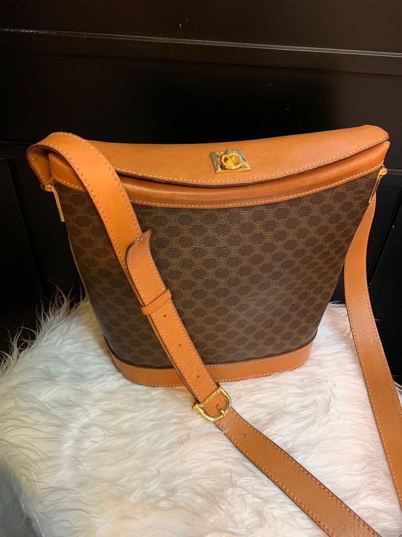 vintage celine bucket bag