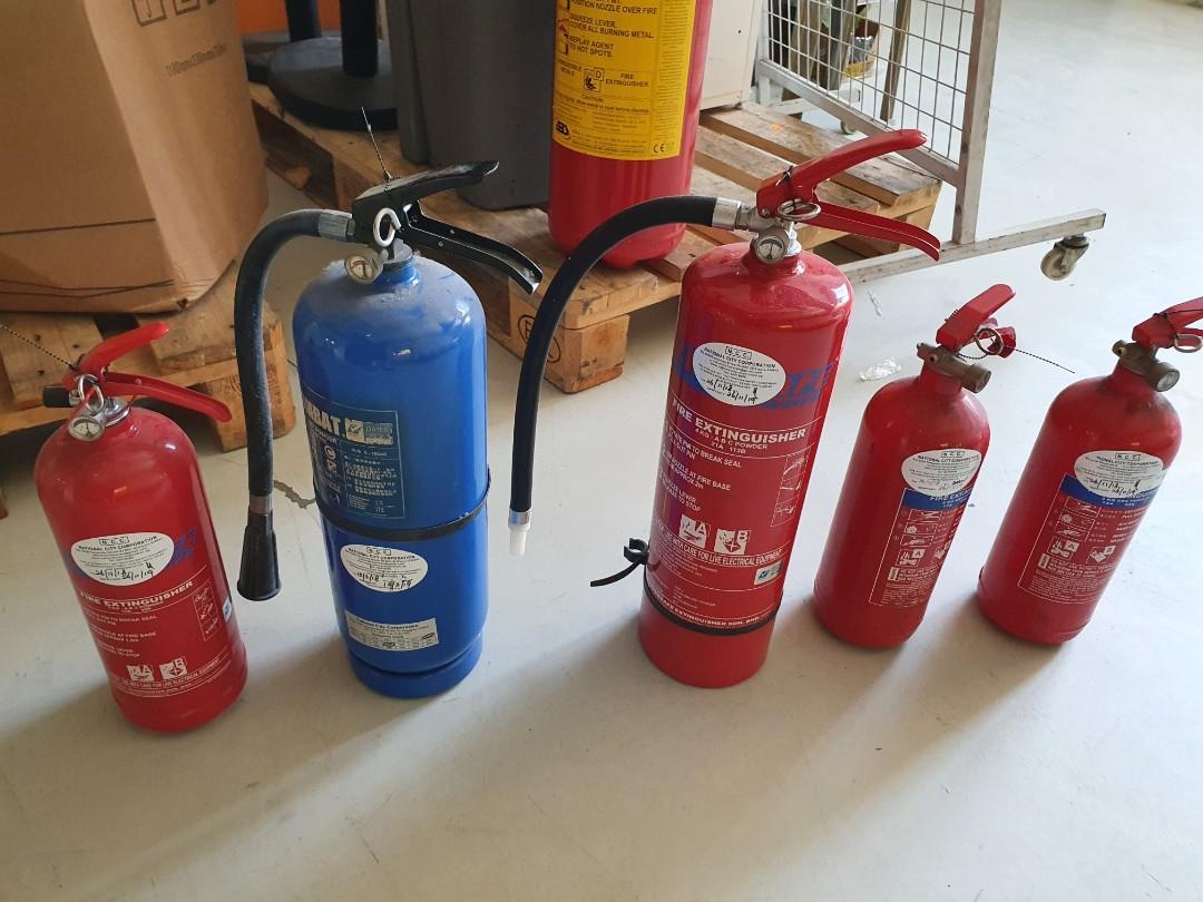 New Fire Extinguishers 2kg 4kg 4.5kg ABC eversafe combat SCDF Fire