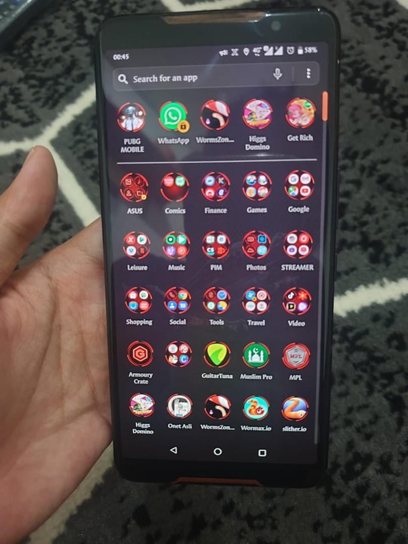 Asus Rog Phone 1 8 128 Gb Jual Hp Bekas Telepon Seluler Tablet Ponsel Android Lainnya Di Carousell