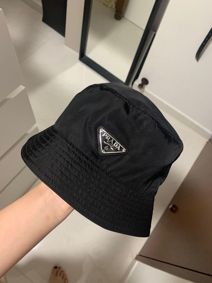 Authentic Prada Nylon Bucket Hat, Men's Fashion, Watches & Accessories,  Caps & Hats on Carousell