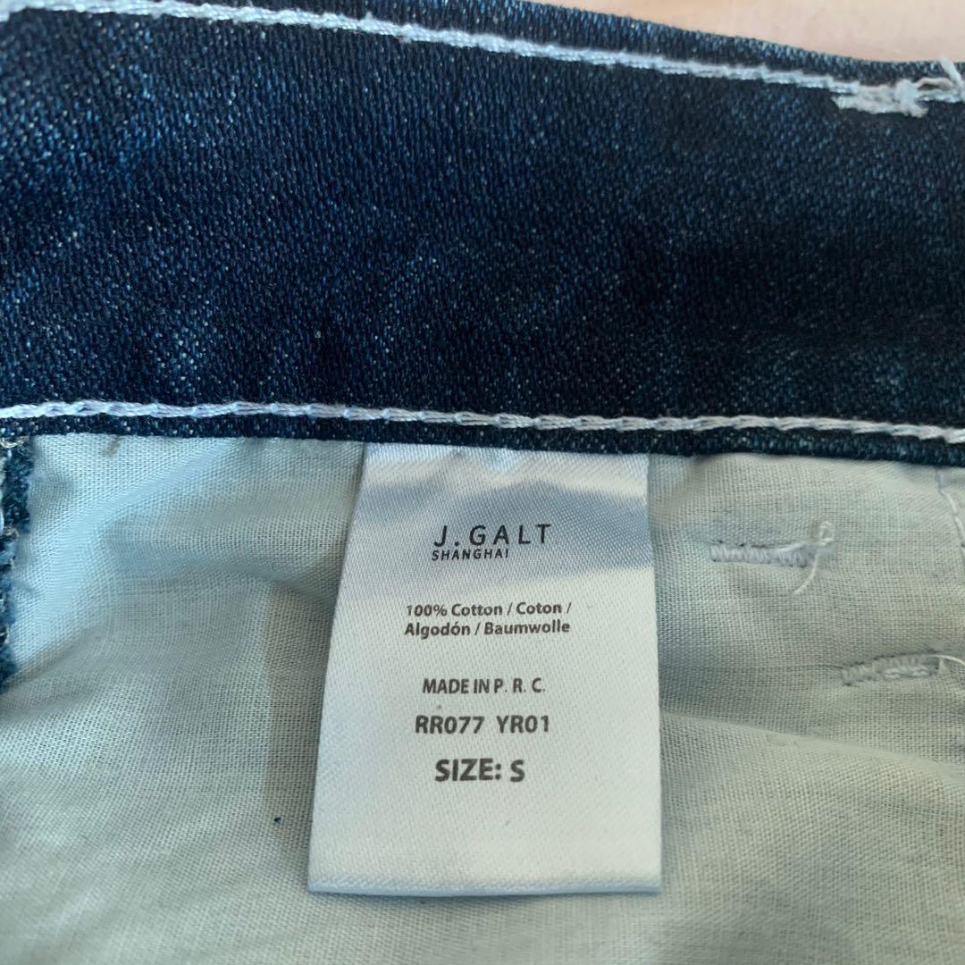 Brandy Melville talia dark wash cargo jeans, 女裝, 褲＆半截裙, 牛仔褲、Leggings