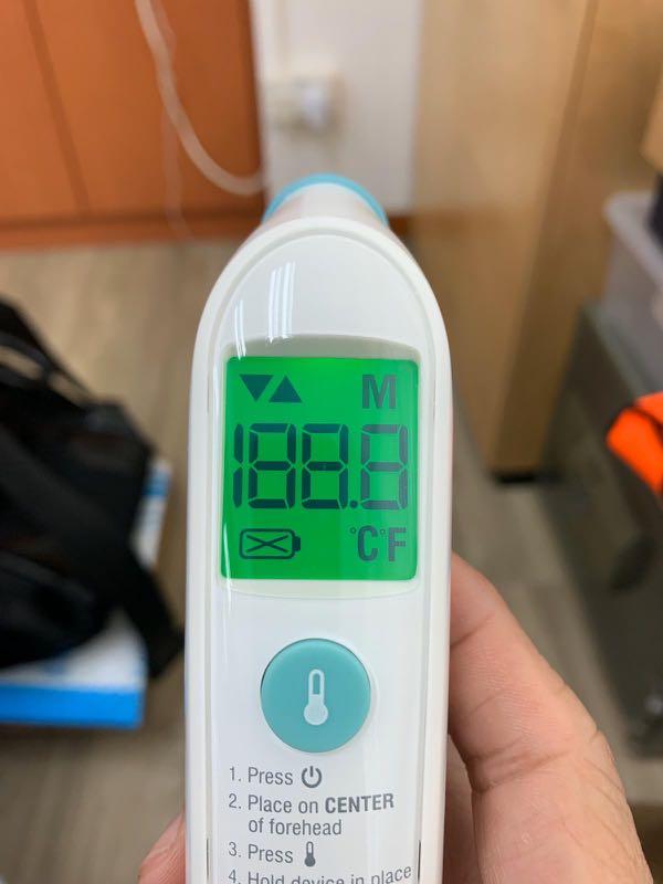 Braun Thermometer non contact forehead Fahrenheit BFH 125, Health