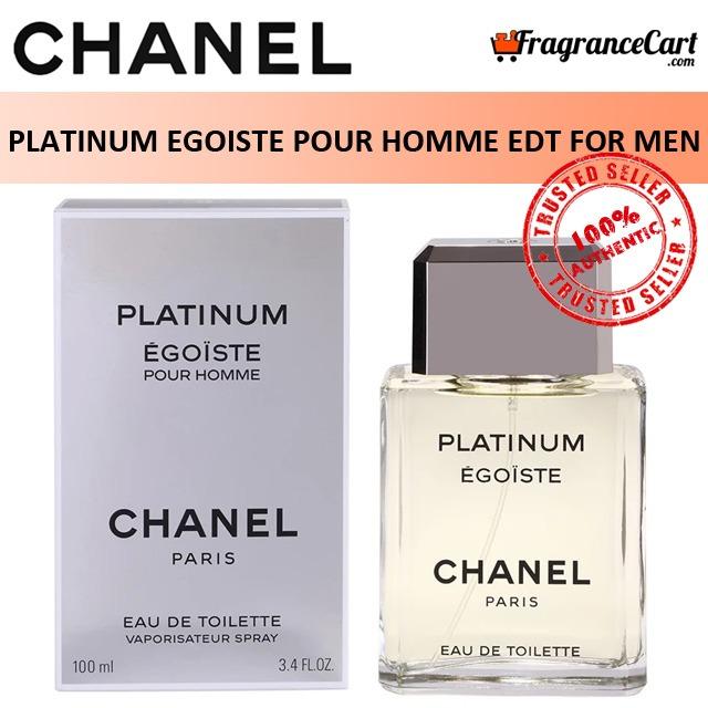 Chanel Platinum Egoiste Pour Homme EDT for Men (50ml/100ml/Tester) Eau de  Toilette Egoist 1993 [Brand New 100% Authentic Perfume/Fragrance], Beauty &  Personal Care, Fragrance & Deodorants on Carousell