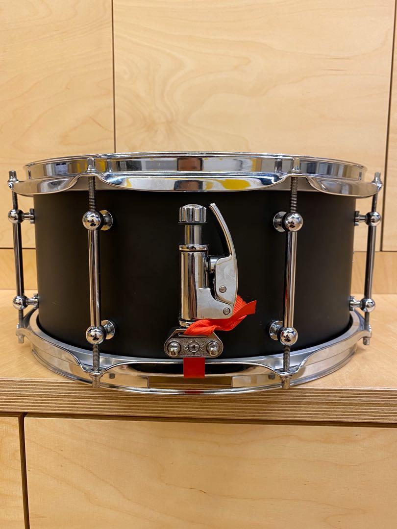 6.5x14 Classic Titanium Snare Drum in Matte Black Finish