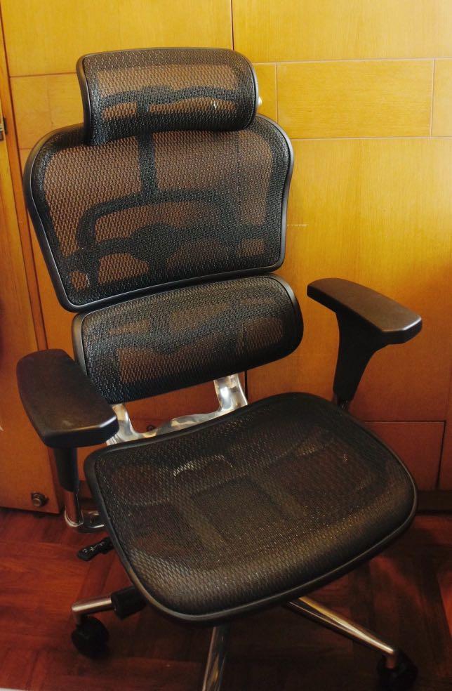 Ergohuman S (單桿標準版) 人體工學椅電腦椅, 傢俬＆家居, 傢俬, 椅子