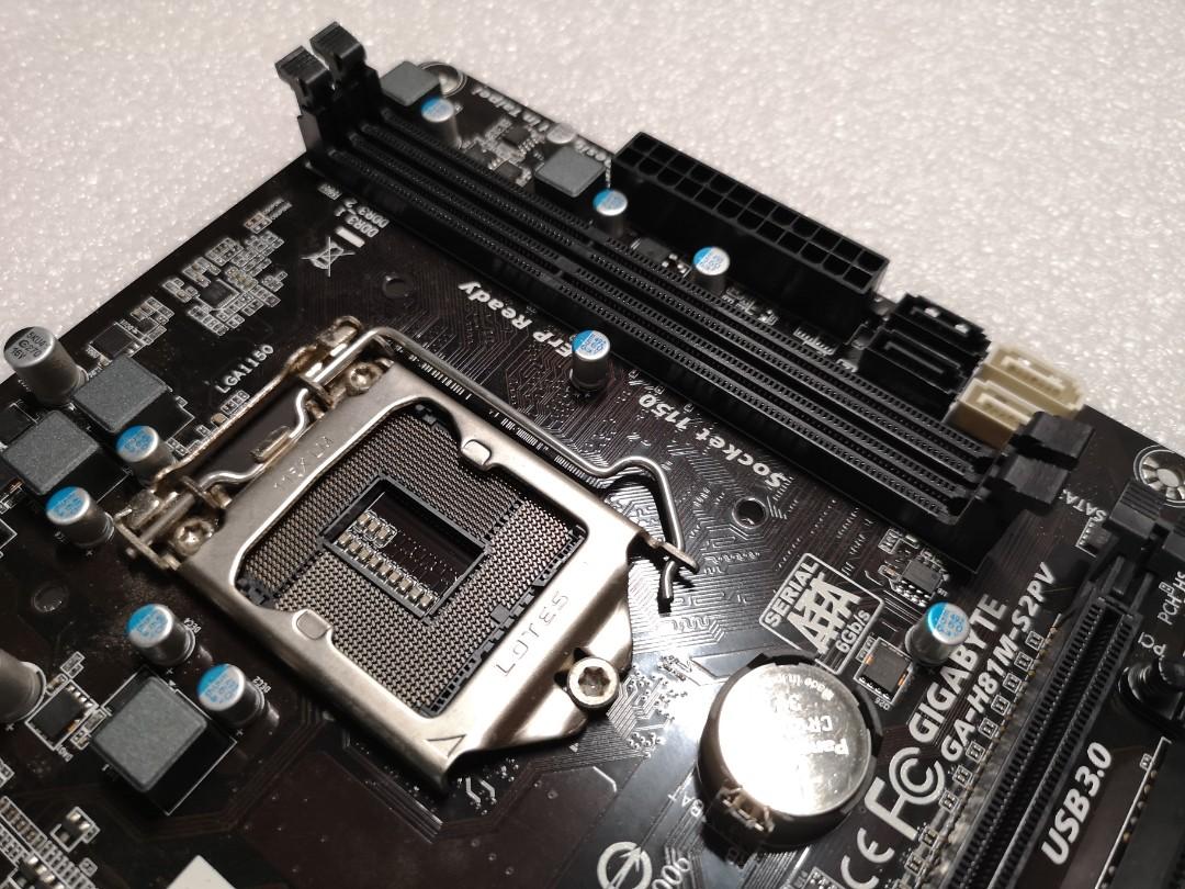 Gigabyte GA H81M S2PV LGA 1150 Motherboard Computers Tech