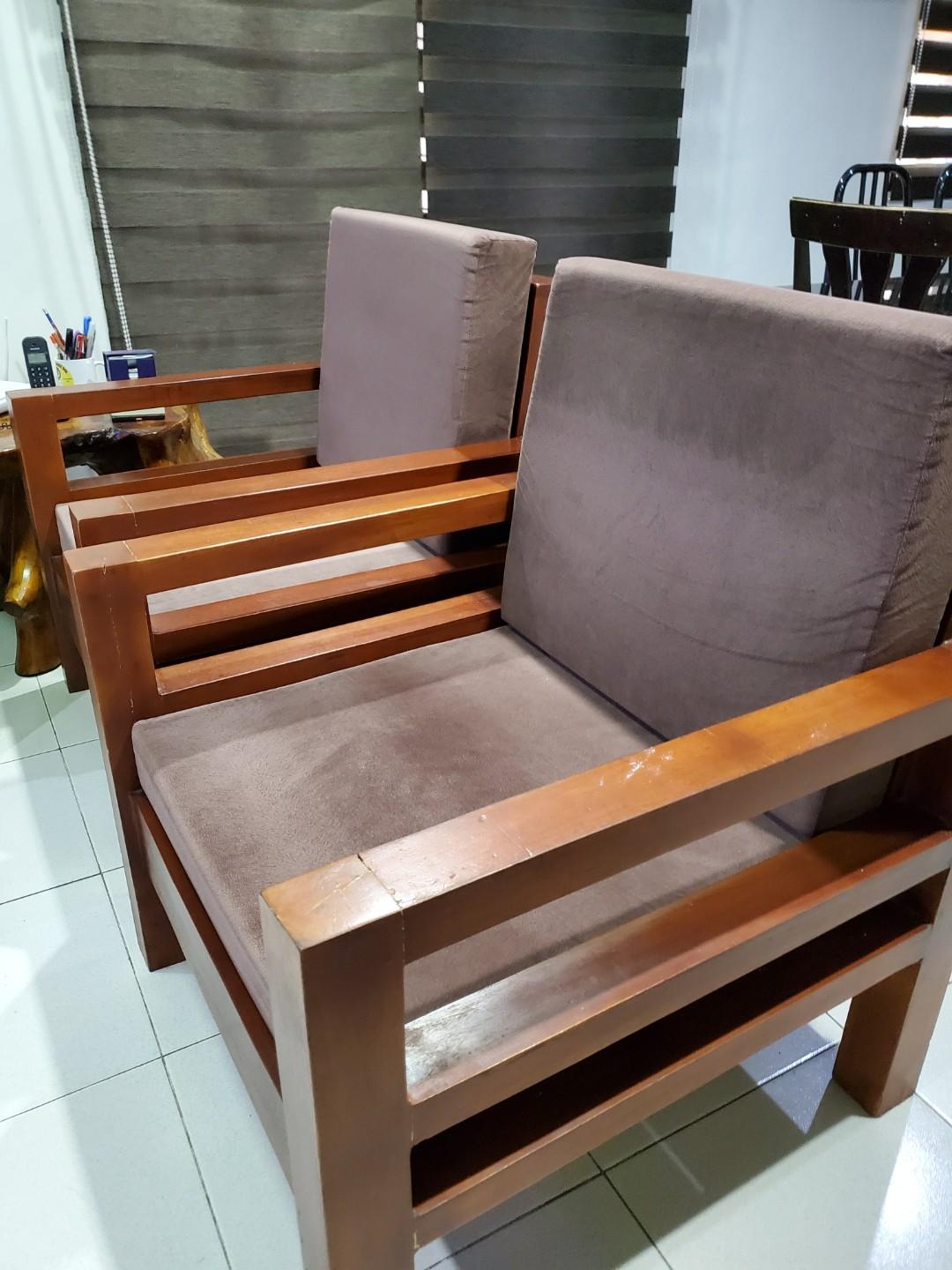 Handcrafted Mahogany Sala Set, Furniture & Home Living, Furniture