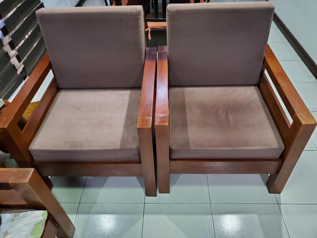 Handcrafted Mahogany Sala Set, Furniture & Home Living, Furniture