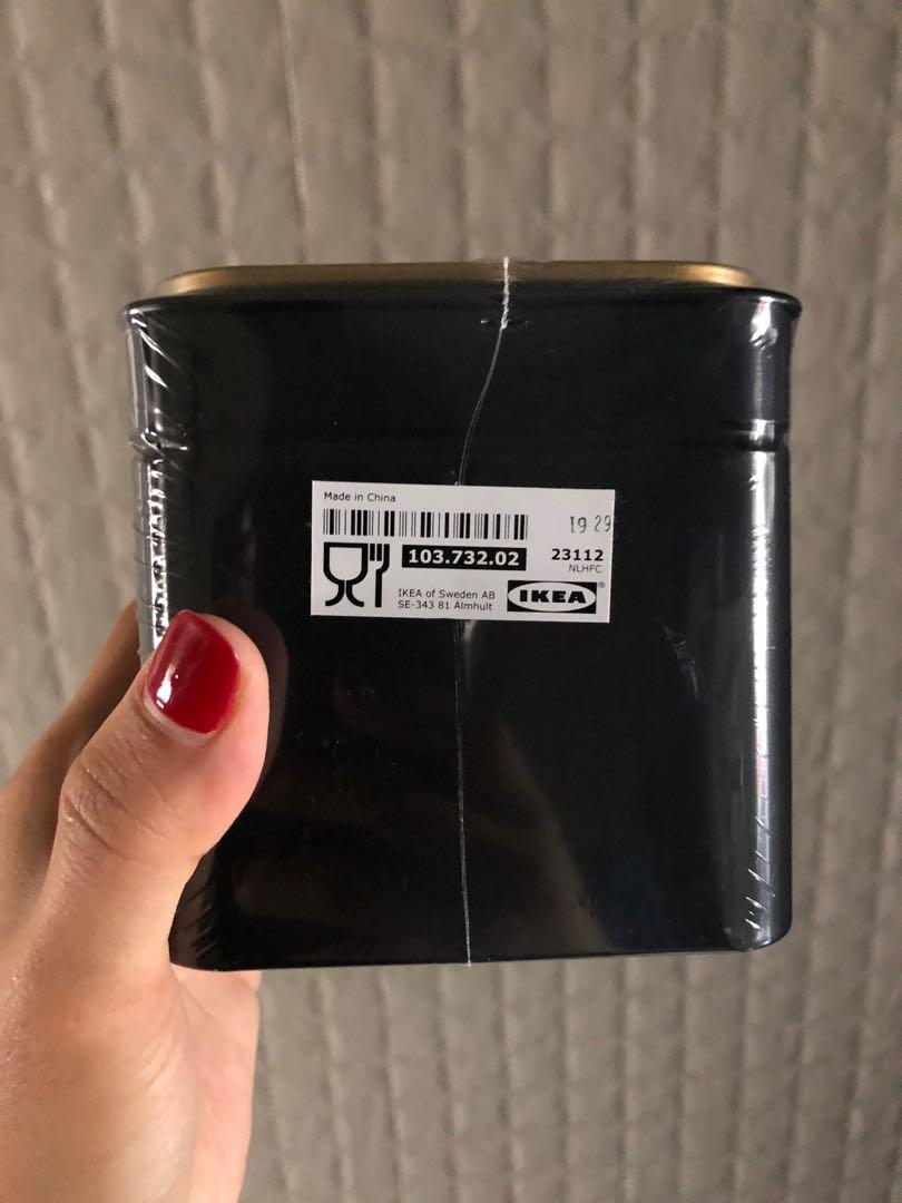 Ikea Blomning Tea Coffee Canister Tin Home Appliances Kitchenware On Carousell