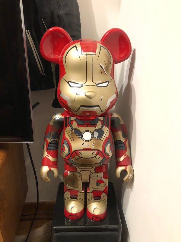 Iron Man 1000% Bearbrick, Hobbies & Toys, Toys & Games on Carousell