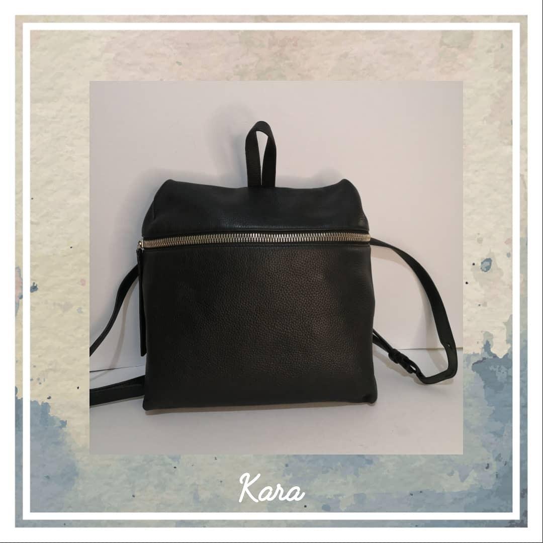 kara leather backpack