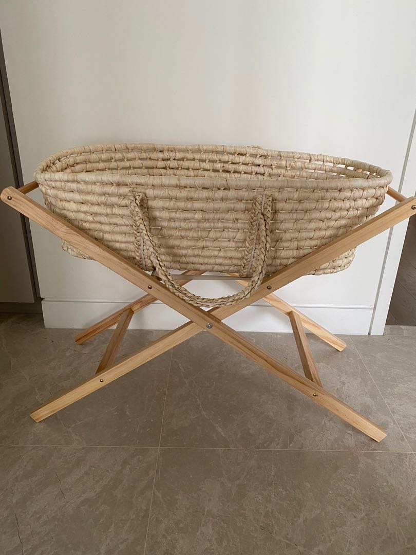 Kiin Baby Moses Basket, Babies & Kids, Cots & Cribs on Carousell