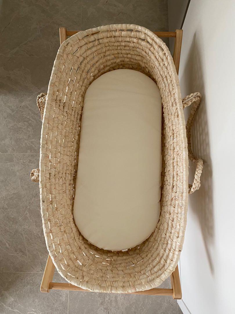 Kiin Baby Moses Basket, Babies & Kids, Cots & Cribs on Carousell