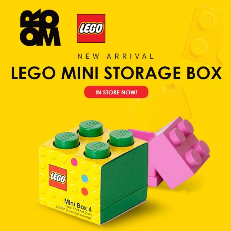 LEGO 8 dot mini plastic storage container box for jewellery and small  items, Hobbies & Toys, Toys & Games on Carousell