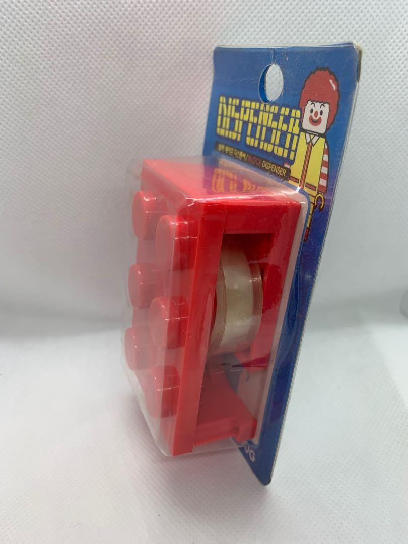 LEGO brick tape holder with tape, Hobbies & Toys, Stationery & Craft