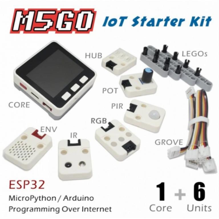 M5stack M5go Iot Starter Kit 進階開發套裝 行貨1年保養 玩具 遊戲類 玩具 Carousell