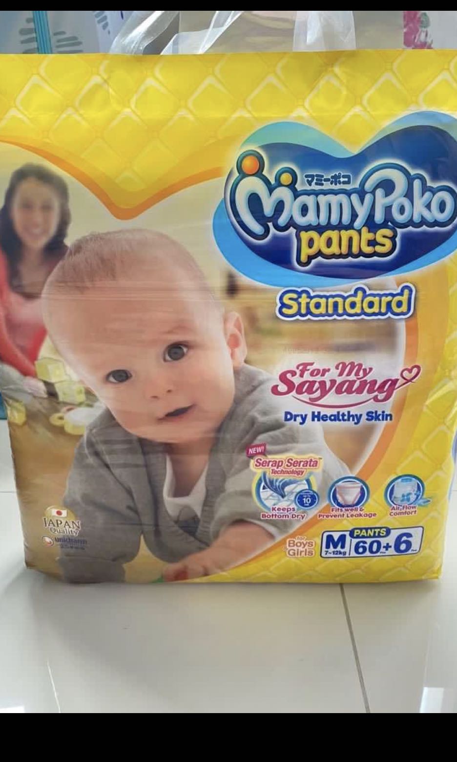 Mamypoko Pants M Size, Babies & Kids, Bathing & Changing, Diapers