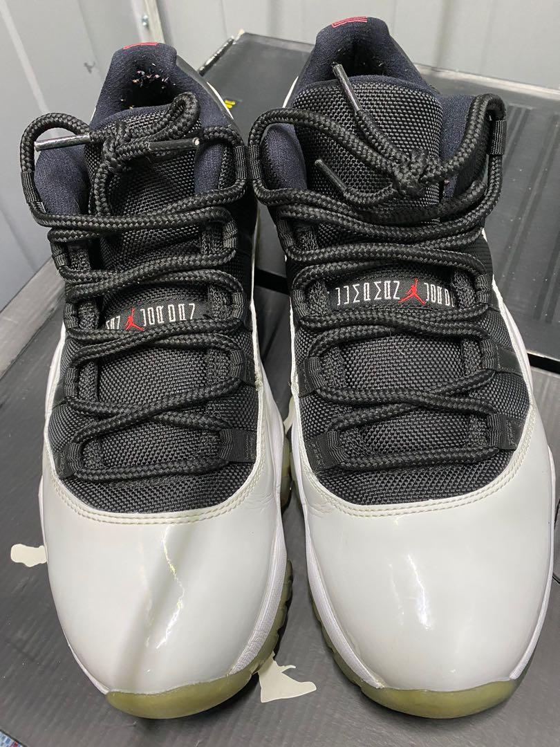 Nike Air Jordan 11 Retro Og Low Reverse Concord Black Off White Chicago Bulls Bred toe US10 Carousell