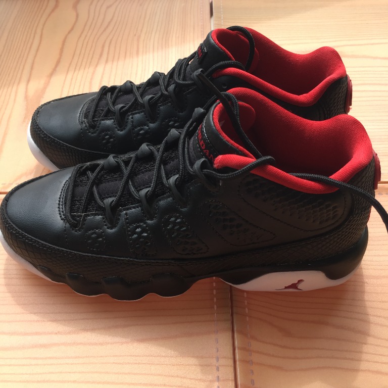 NIKE AIR JORDAN 9 RETRO LOW BG 低筒喬丹型號黑833447-001, 他的時尚