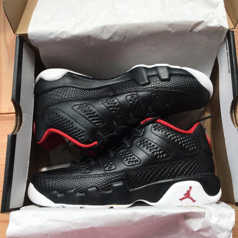 NIKE AIR JORDAN 9 RETRO LOW BG 低筒喬丹型號黑833447-001, 他的時尚