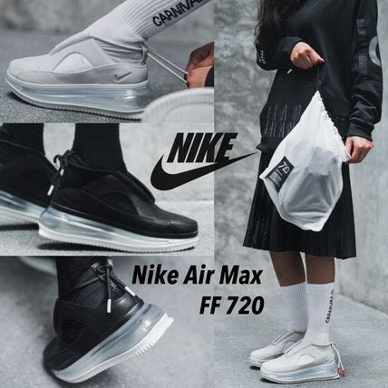NIKE AIR MAX FF 720 運動涼鞋全氣墊增高女鞋AO3189-001 黑, 她的時尚