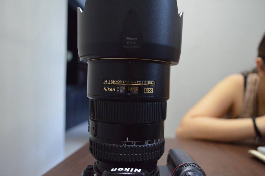 Nikon Af S Dx Zoom Nikkor 17 55mm F 2 8g If Ed Lens Photography On Carousell