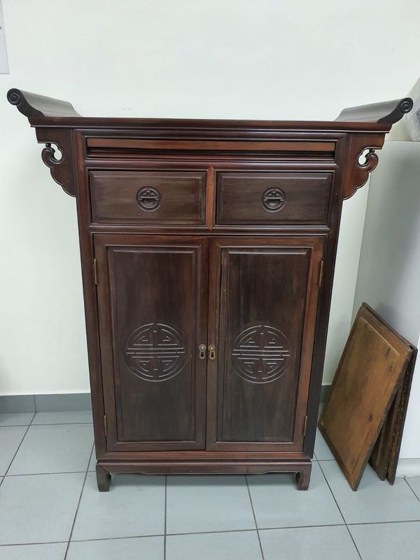 Oriental Altar (Elmwood /Rosewood), Furniture & Home Living