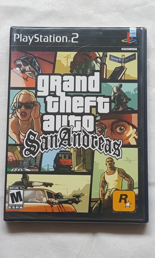 PlayStation 2 PS2 Grand Theft Auto San Andreas New In Box, Video Gaming