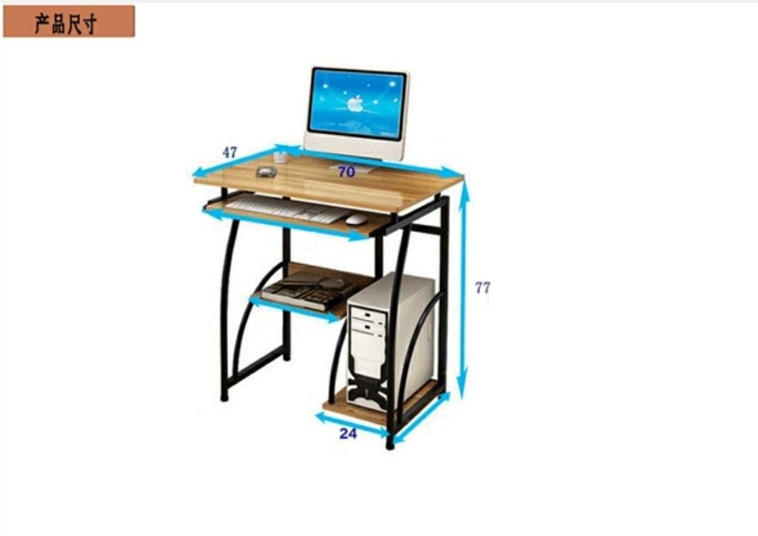 (PO) desktop computer table home, Furniture & Home Living, Furniture