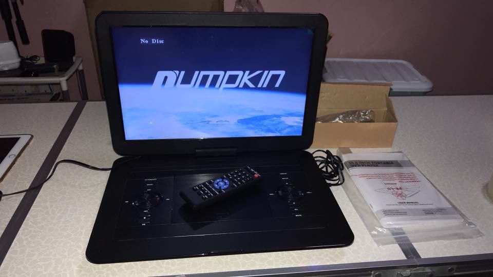 Pumpkin 15.6” Portable DVD Player, Audio, Portable Music Players on Carousell