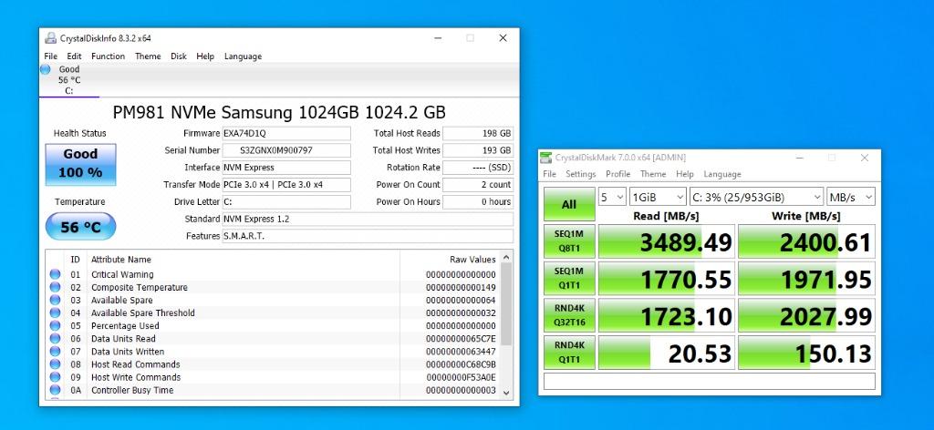 Samsung 2025 pm981 1tb