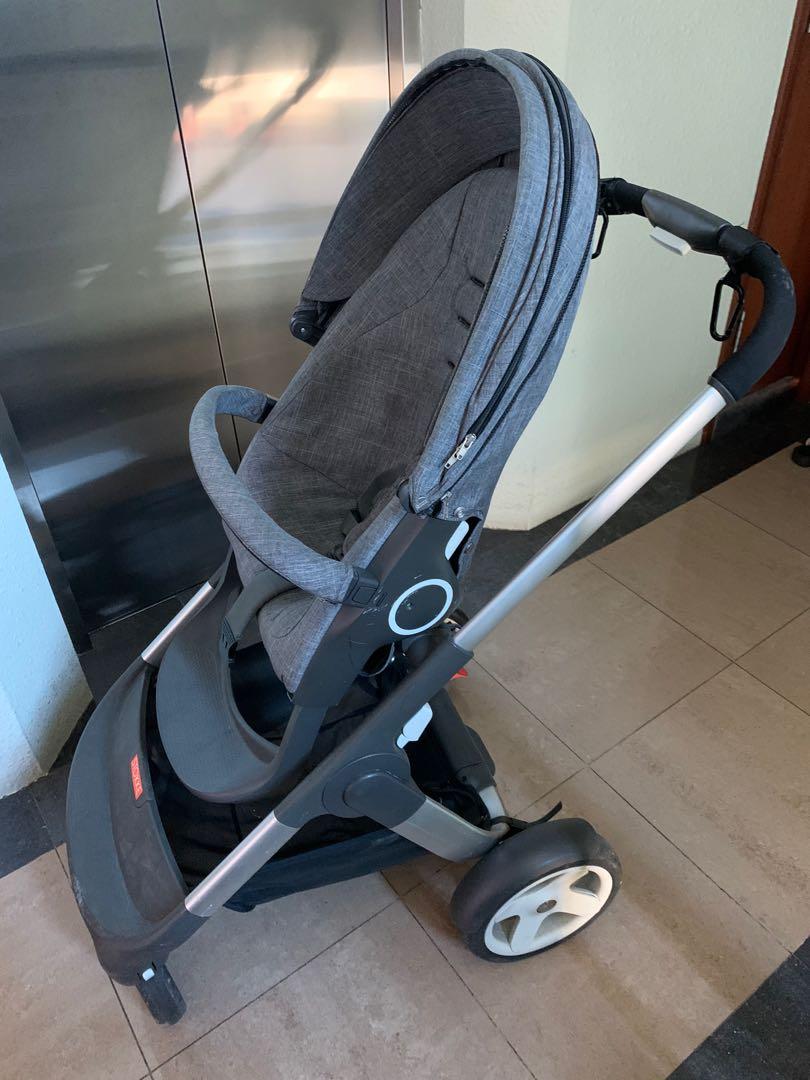 Stokke Crusi sibling seat umbrella rain cover Prampack