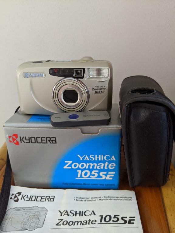 Appareil Photo Yashica Zoomate 105 Compact - 35mm, Autofocus, Noir, Occasion