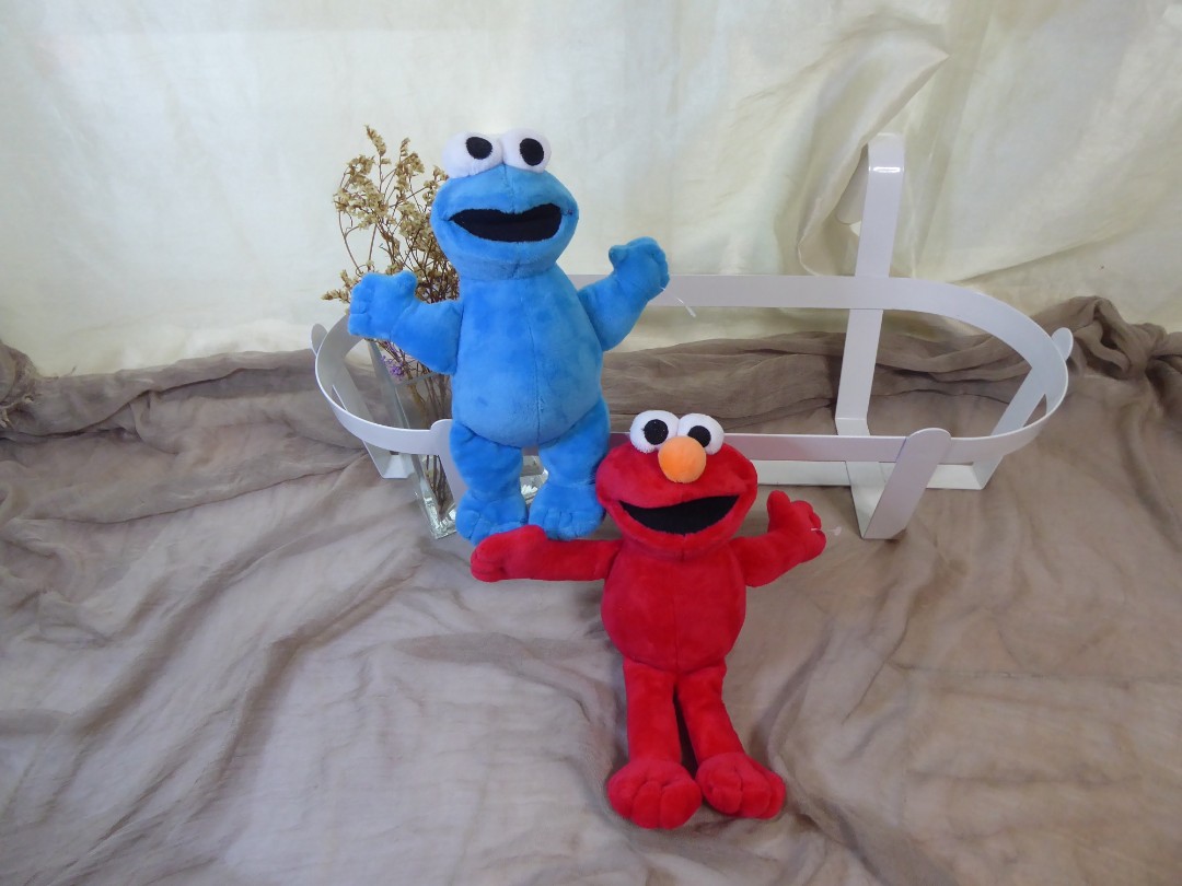 20CM Elmo Cookie Monster Sesame Street Stuffed Toy Price For 1PC