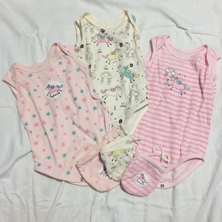 baby onesies with mittens