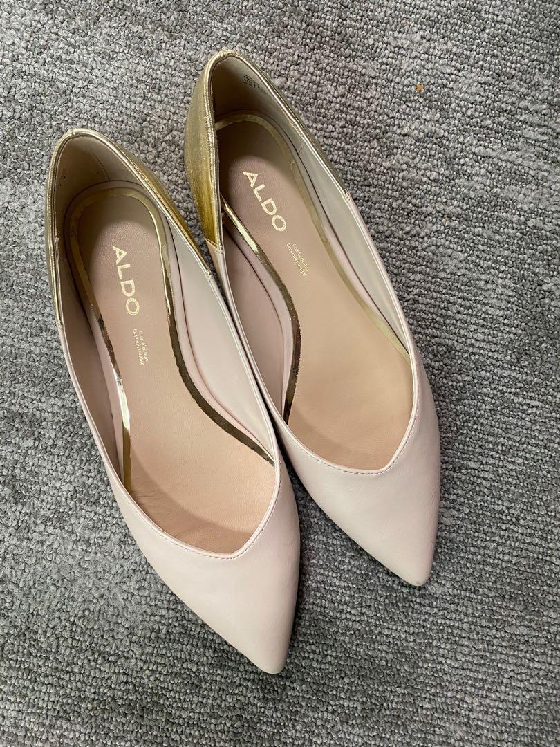 Aldo hotsell silver flats