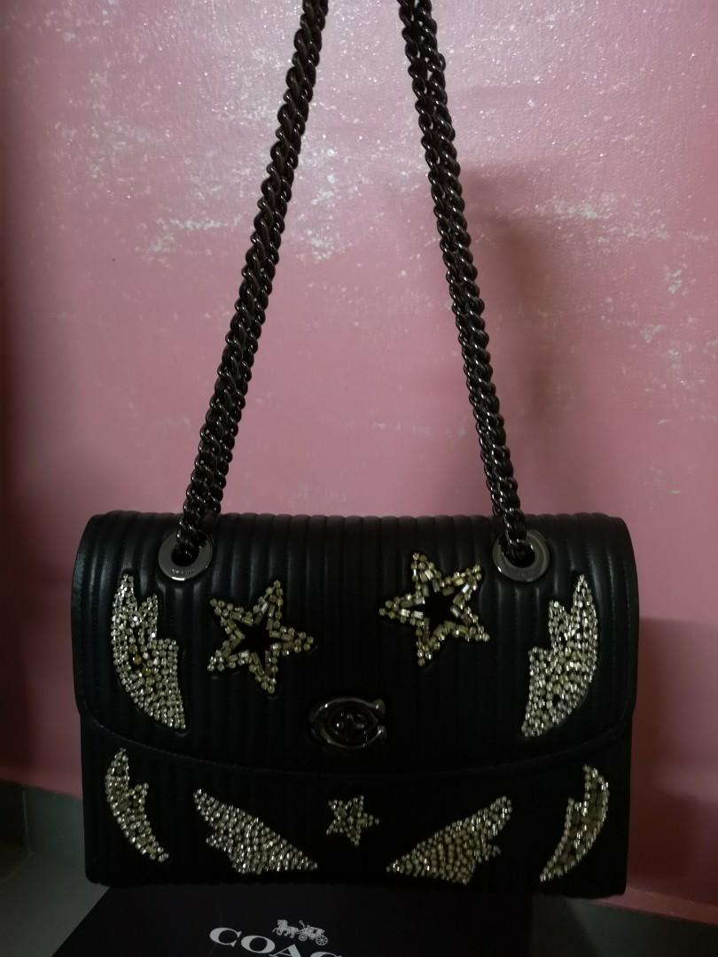 Parker with quilting sales and crystal embellishment
