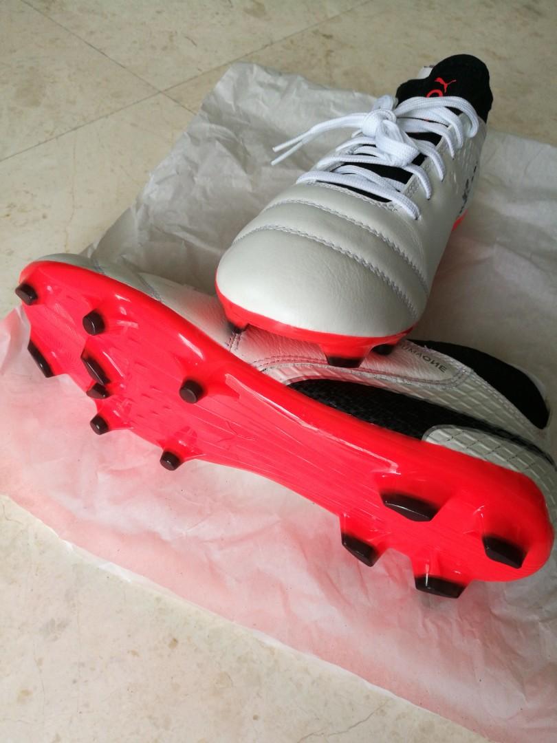 Authentic grade 1 puma one soccer football boots Sports Equipment Sports Games Racket Ball Sports on Carousell