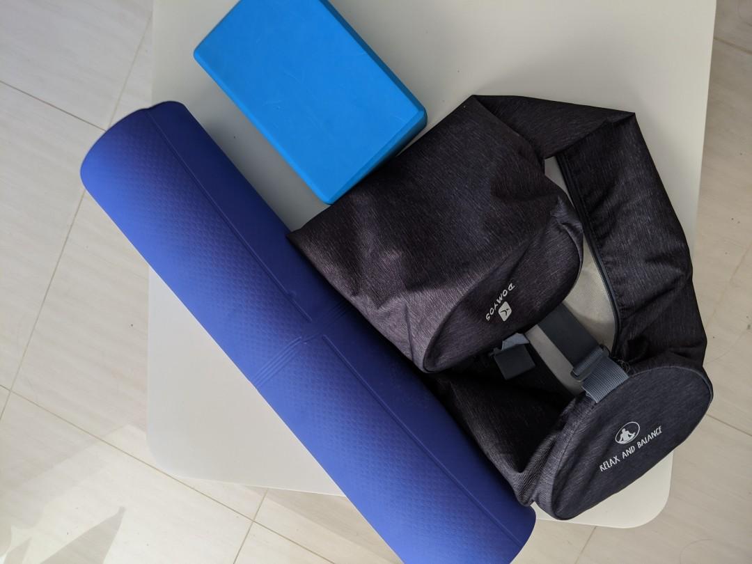 yoga block bag