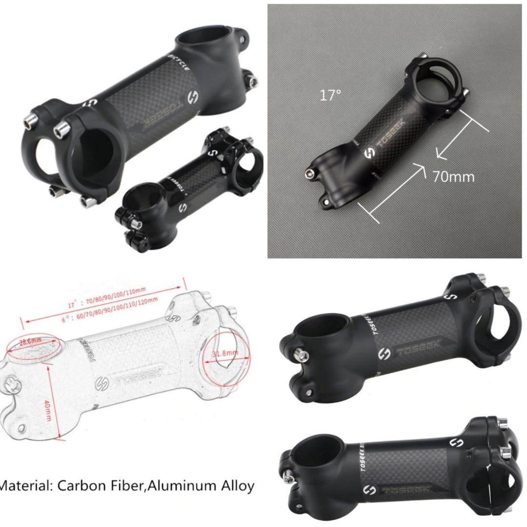 carbon fiber stem road bike