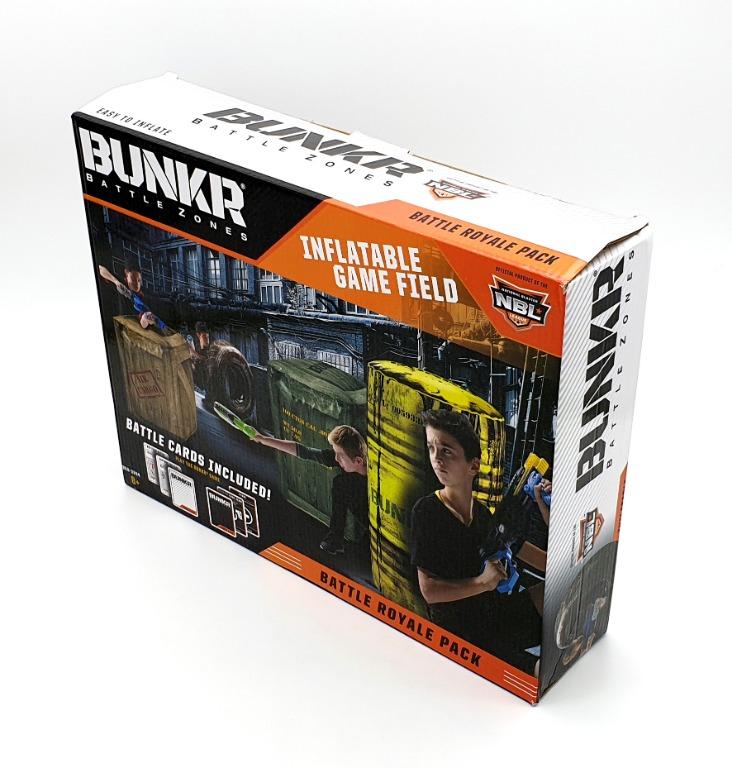 BUNKR Inflatable Battlezone Battle Royale Set (4 Piece) Nerf, Xshot