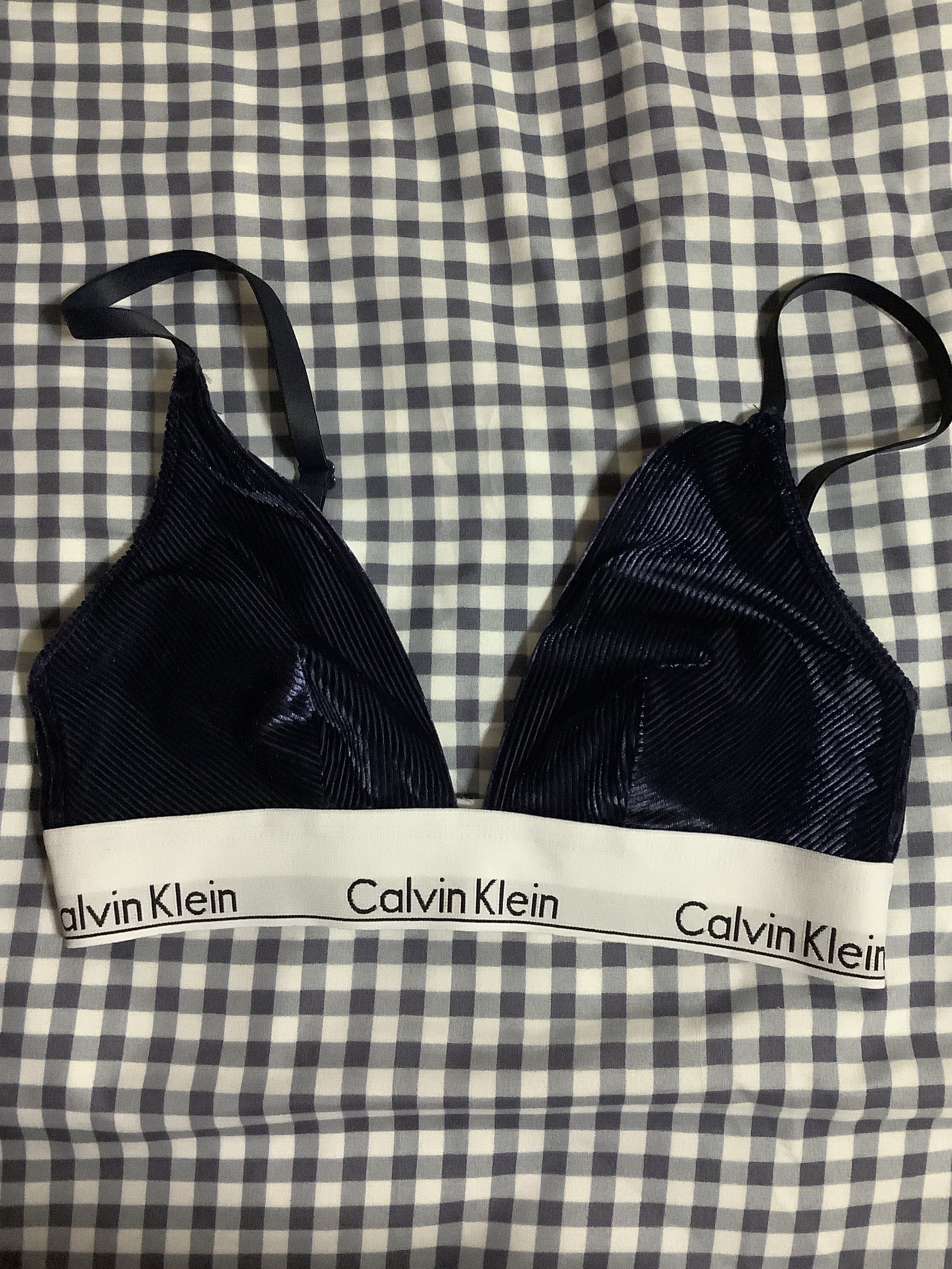 Velvet Triangle Bra - Modern Cotton Calvin Klein®