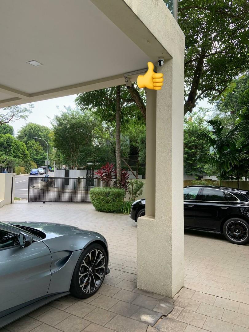 CCTV CAMERA (Category: Security Systems & CCTV Cameras) located in Singapore. Submitted by wee119912 (Listing ID 284894720, Image 3). Description: Full HD 1080P 3MP 2.4G Wi-Fi IP camera. Best in its class. Support four live view in one shot. IR-cut Night Vision, Wireless LAN: 40mm, Pixels:2 millions with Two Ways audio and push notifications for motion detection. Come with one 64GB SD card. Can support up to 128GB TF card. Power by 5V/2A adaptor.