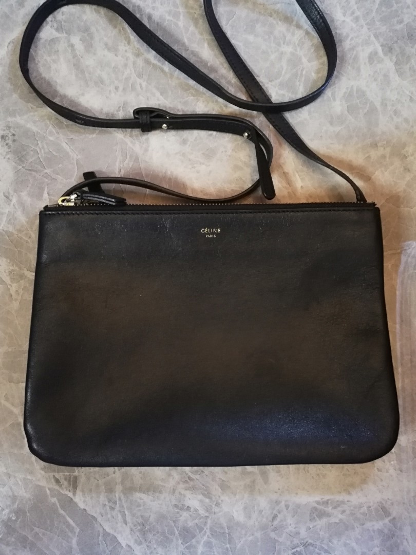 celine trio bag grey