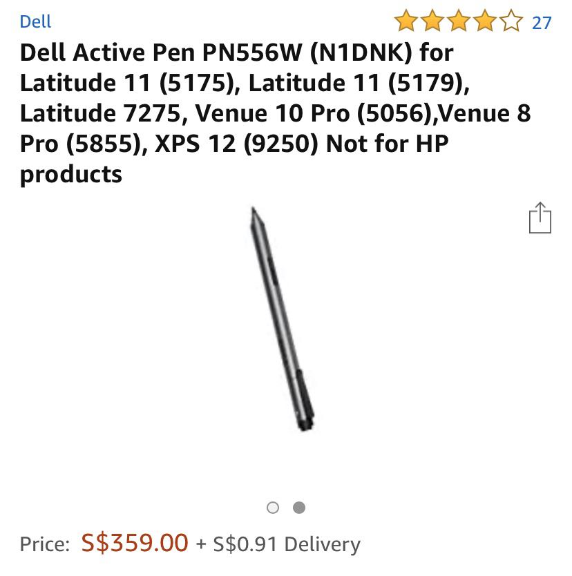 Dell Active Pen Electronics Others On Carousell