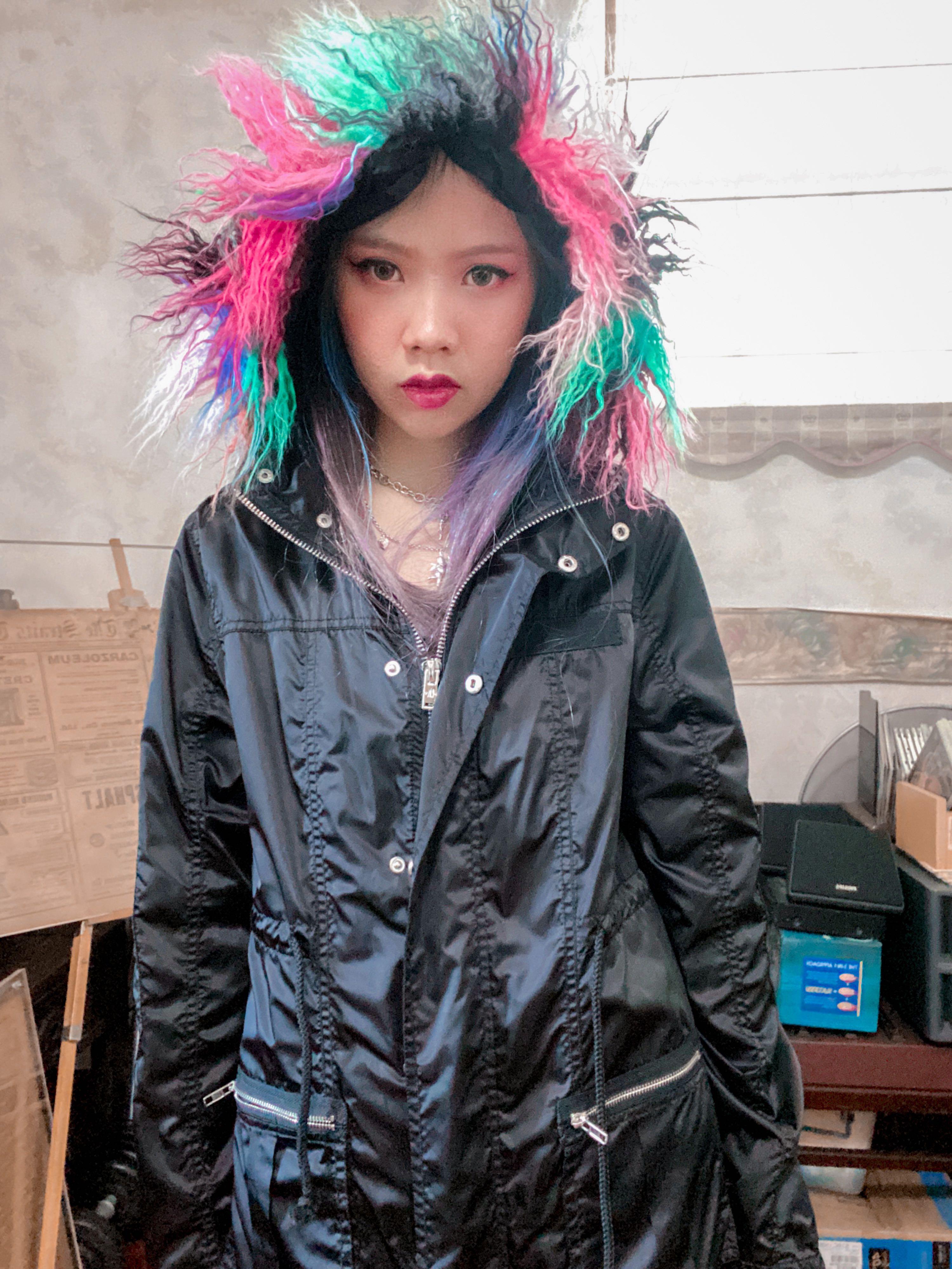 Rainbow parka sale